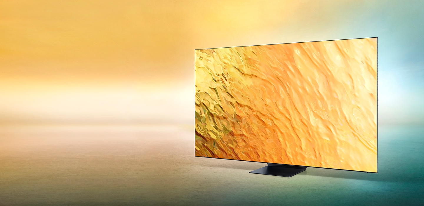 QN800B displays intricately blended color graphics which demonstrate long-lasting colors of Quantum Dot technology.