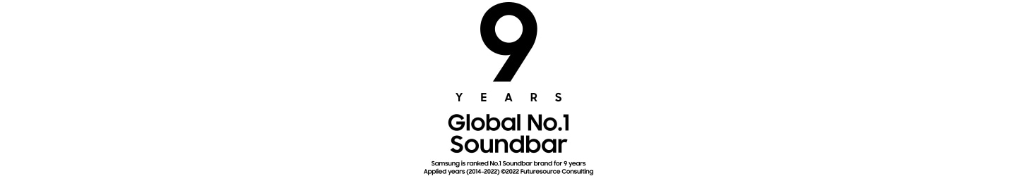 2023 global No.1 soundbar logo