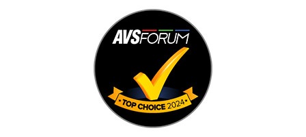 AVS Forum Top Choice 2024 award logo.