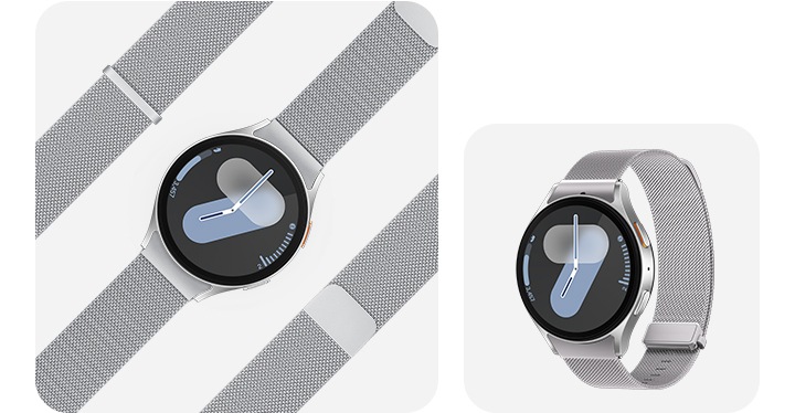 Galaxy Watch7 Milanese Band (S/M) Silver | Samsung South Africa