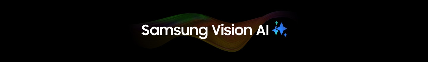 The words Samsung Vision AI with the Samsung AI logo.