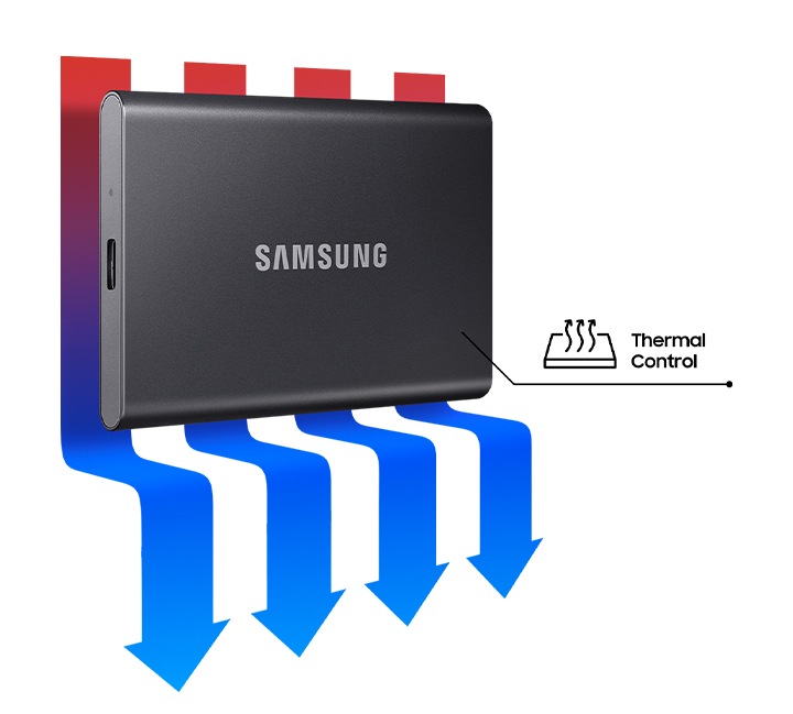 Portable SSD T7 Blue 500GB | Samsung South Africa