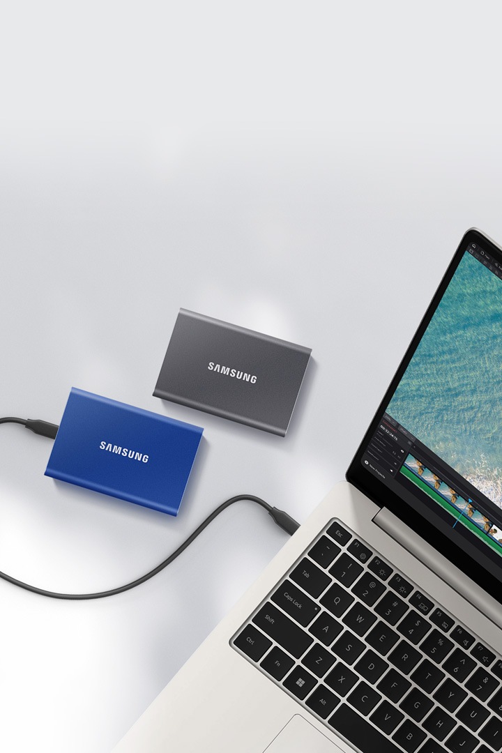 Portable SSD T7 Blue 500GB Samsung South Africa