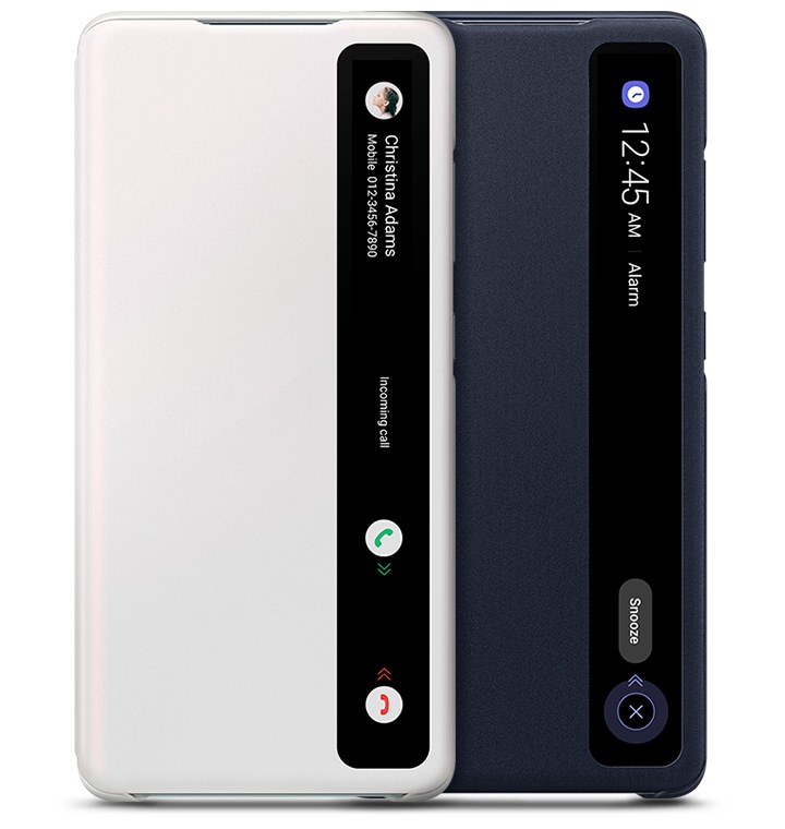 Smart Clear View Cover for Galaxy S20 FE (White) Samsung South