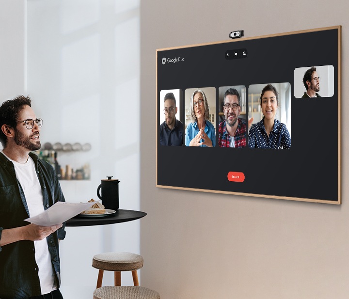 Make video calls on the big screen