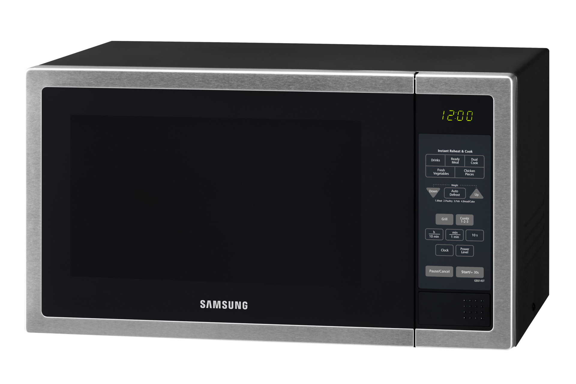 Samsung 40L, Grill, Microwave Oven, with Electronic Touch and Auto Defrost, GE614ST in Black