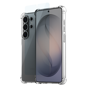S26 Ultra case and screen protector 2 in 1 kit Front Transparent 