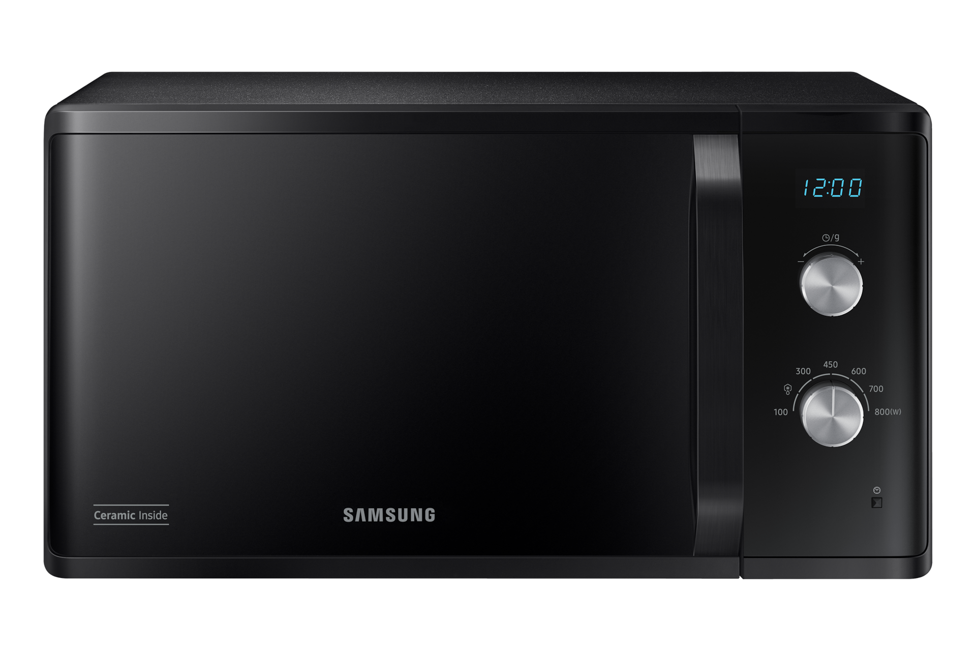 Samsung 23L, Electronic Solo, Microwave Oven, with With Auto Cook and 6 Power Levels, MS23Kk3614Ak in Black