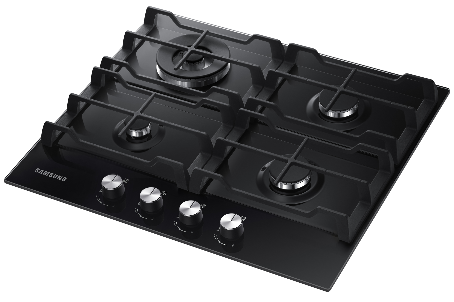 NA3000H Gas Cooktop with Powerful Heat R-Perspective Black 