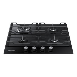 NA3000H Gas Cooktop with Powerful Heat Front-Perspective Black 