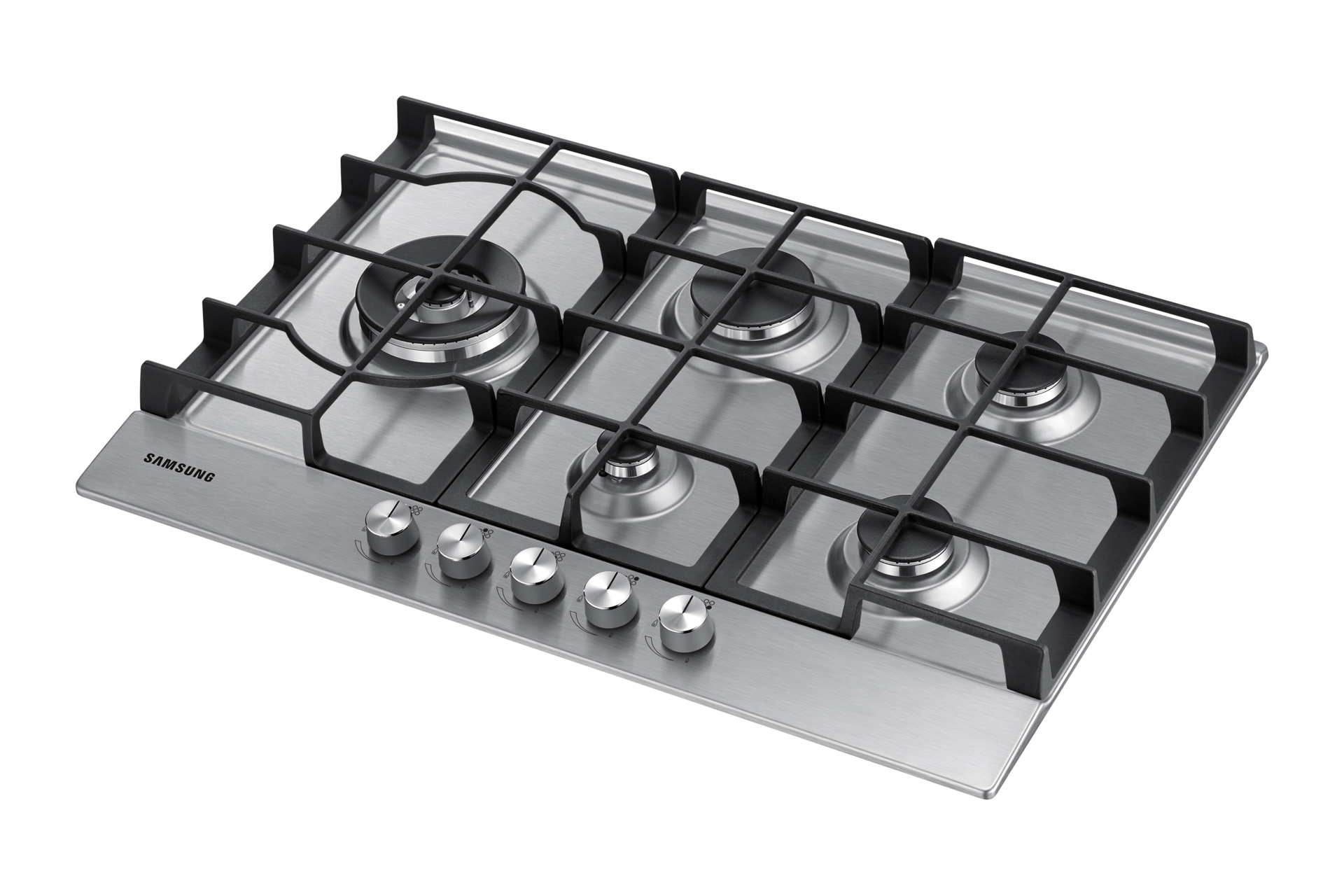 NA3000H Cooktop with Total Power 11.8kW R-Perspective Silver 
