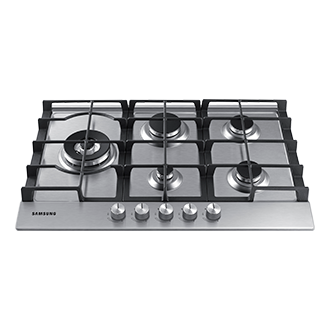 NA3000H Cooktop with Total Power 11.8kW Front-Perspective Silver 