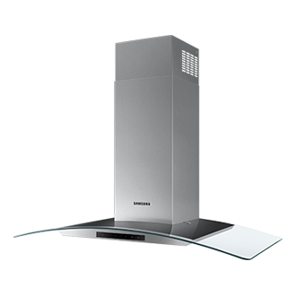 NK7000MM Hood with Washable Aluminum Filter R-Perspective2 Silver 