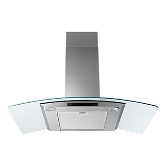 NK7000MM Hood with Washable Aluminum Filter Dynamic-Front Silver 