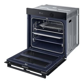 NV7000B 5-1 DCF Oven with Dual Cook Steam and Dual Cook Flex, Natural Steam R-Perspective3 Black 