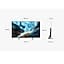 Dimension of Samsung OLED S90H screen only (## x ## x ## mm). Height with Space Titan Simple Plus Blade Stand (## mm). Dimension of Space Titan Simple Plus Blade Stand. (## x ## mm).