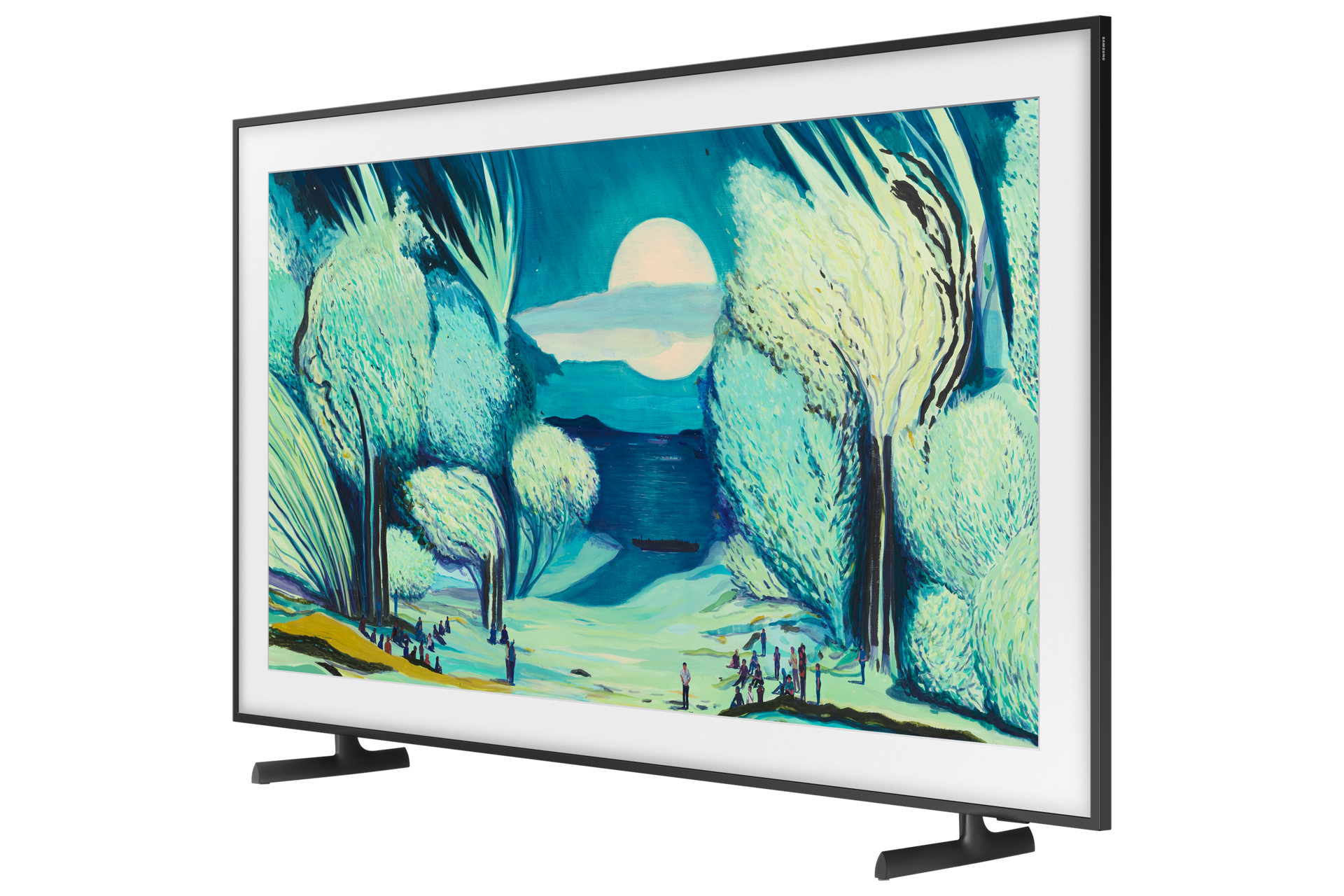 {size}" The Frame 4K Samsung Vision AI Smart TV (2025) R-Perspective2 Black 