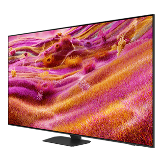 Neo QLED QN90F 4K Samsung Vision AI Smart TV (2025) R-Perspective1 Black 