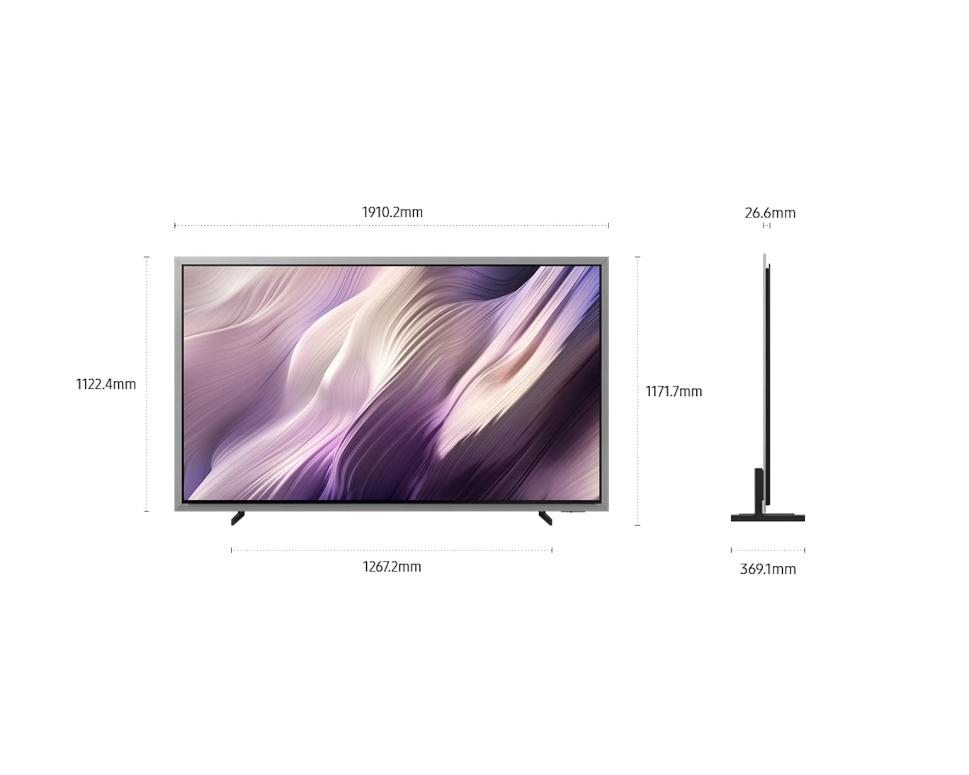 77 Inch OLED S95H 4K Samsung Vision AI Smart TV (2026) Silver