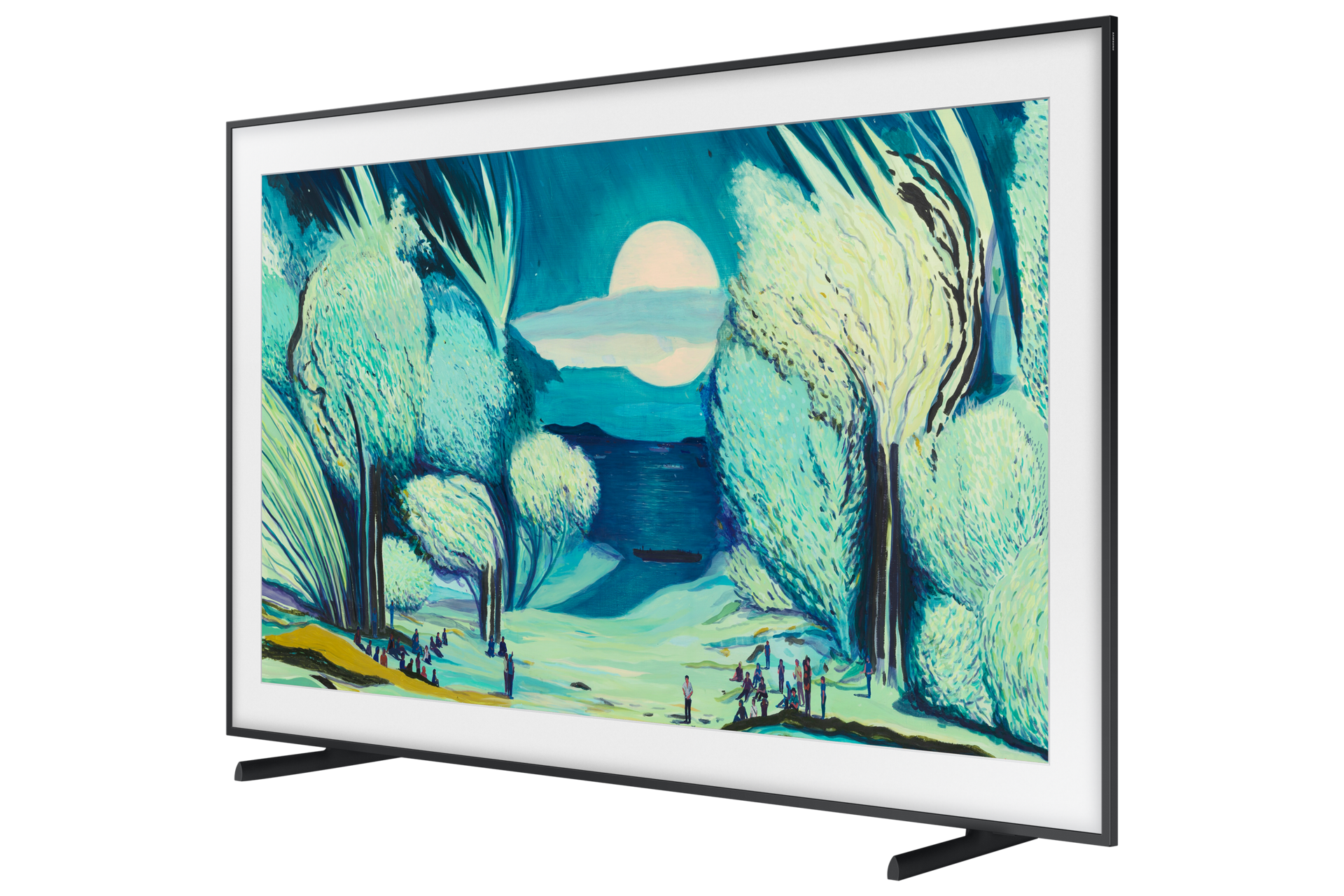 {size}" The Frame 4K Samsung Vision AI Smart TV (2025) R-Perspective1 Black 