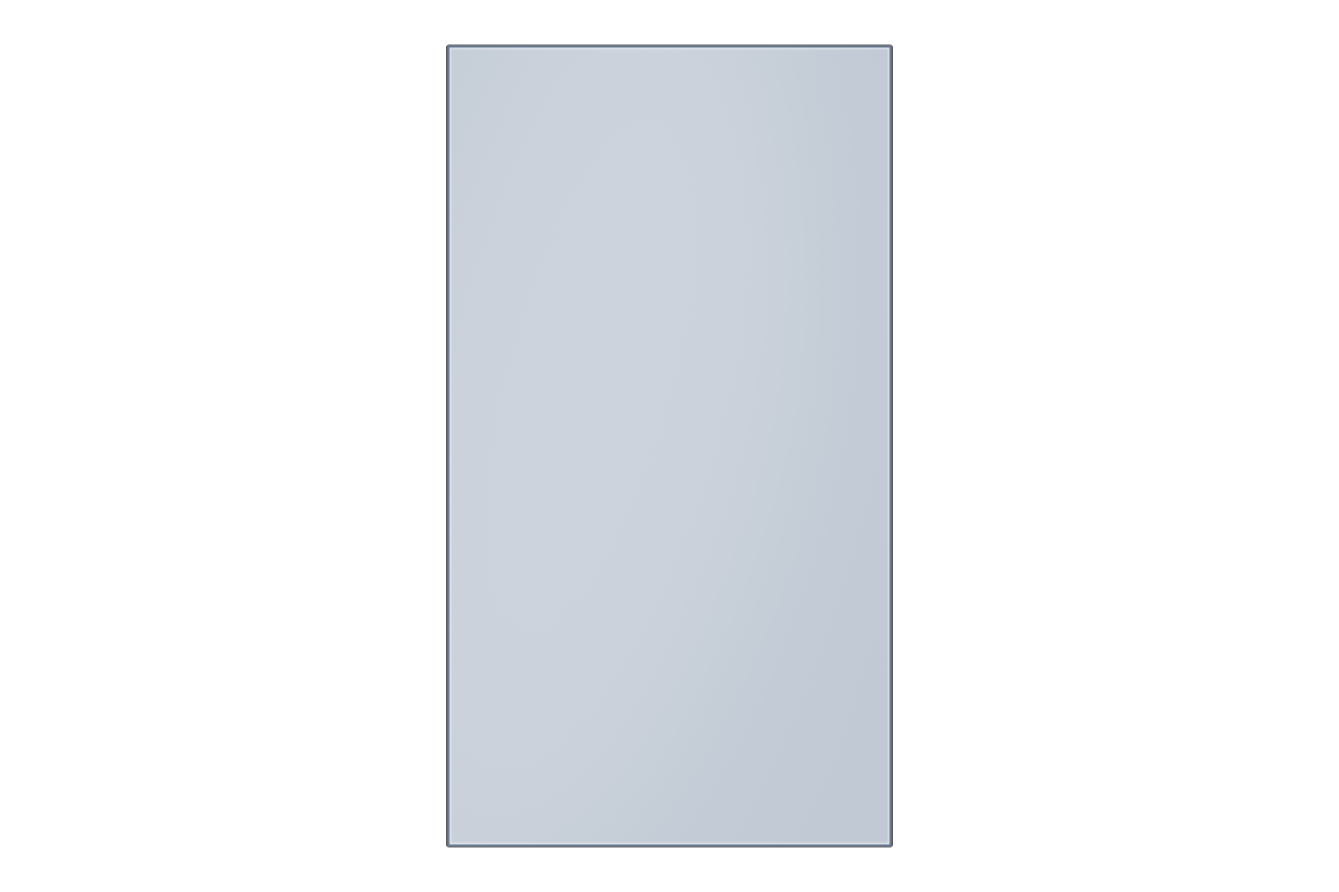 Satin SkyBlue Bespoke Bottom Fridge Upper Panel