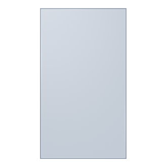 Satin Skyblue Bespoke French Door Fridge Bottom Panel