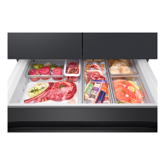 mid-drawer-open-meat-fish Black