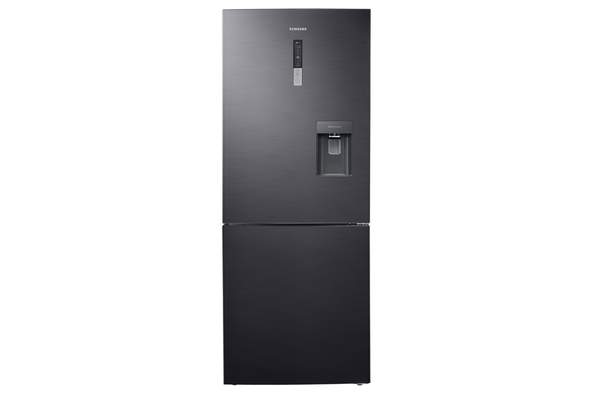 Samsung Bottom Freezer with Water Dispenser and All Round Cooling, Genle, 432L in Black (RL4363SBAB1/FA)