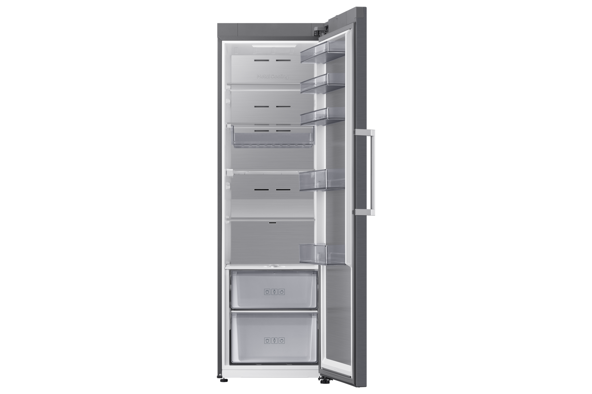 Tall One Door RI80H/24 AI precise cooling 387L Front-Open Silver 