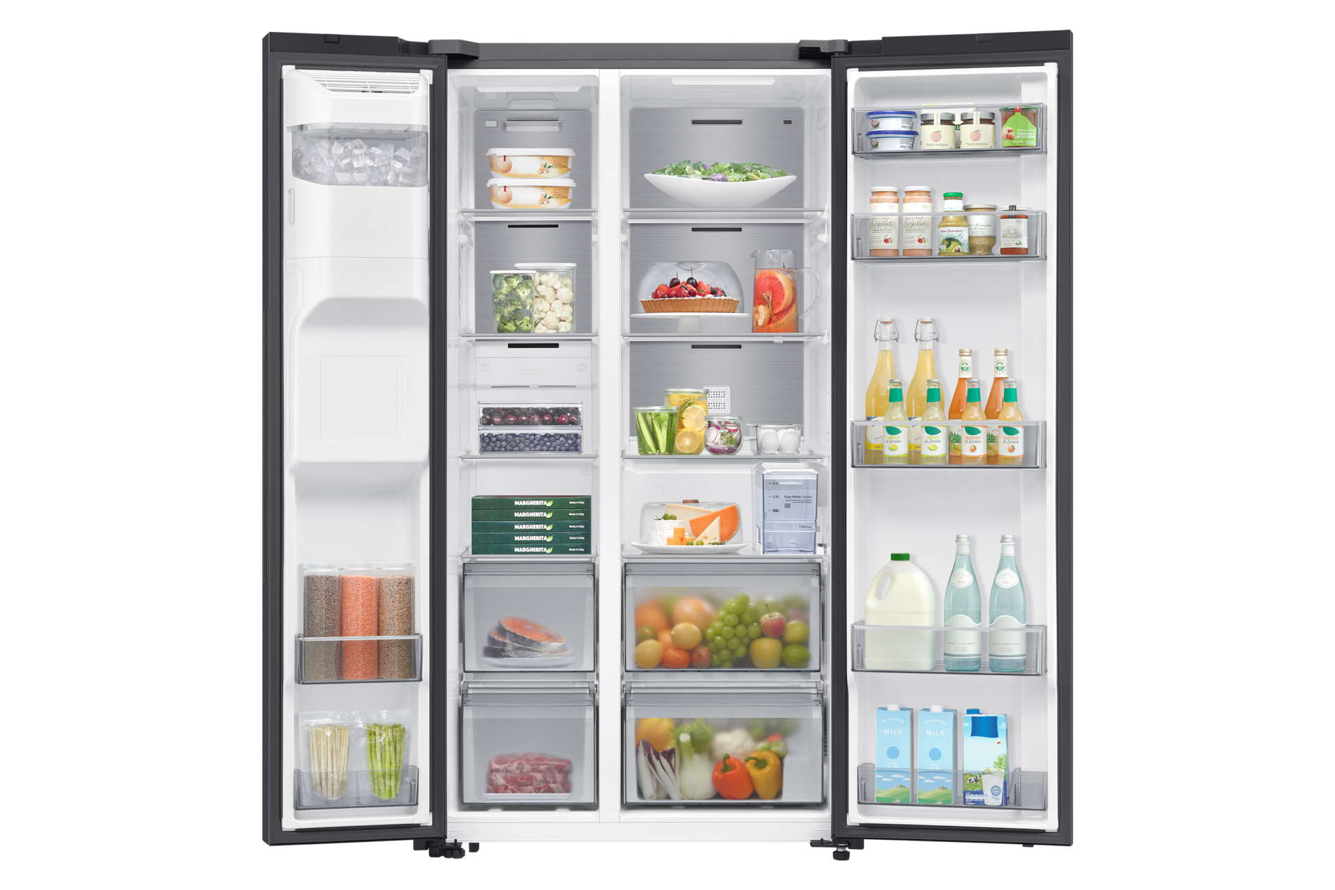 front-open-with-food Black Doi