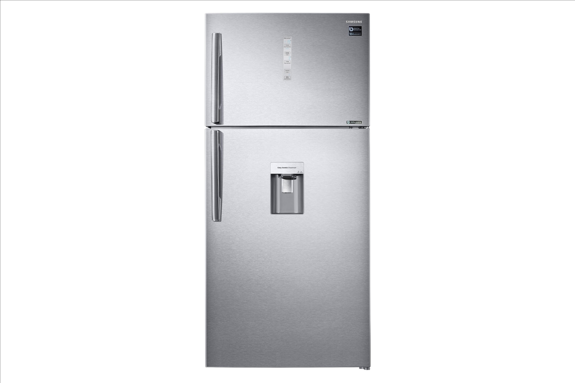 Samsung Top Freezer Fridge, with Twin Cooling System, Clean Steel,499L in Silver (RT50K6531SL/FA)