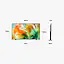 Dimension of Samsung Mini LED M80H screen only (## x ## x ## mm). Height with Black Basic feet Stand (## mm). Dimension of Black Basic feet Stand. (## x ## mm).