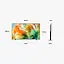 Dimension of Samsung Mini LED M80H screen only (## x ## x ## mm). Height with Black Basic feet Stand (## mm). Dimension of Black Basic feet Stand. (## x ## mm).