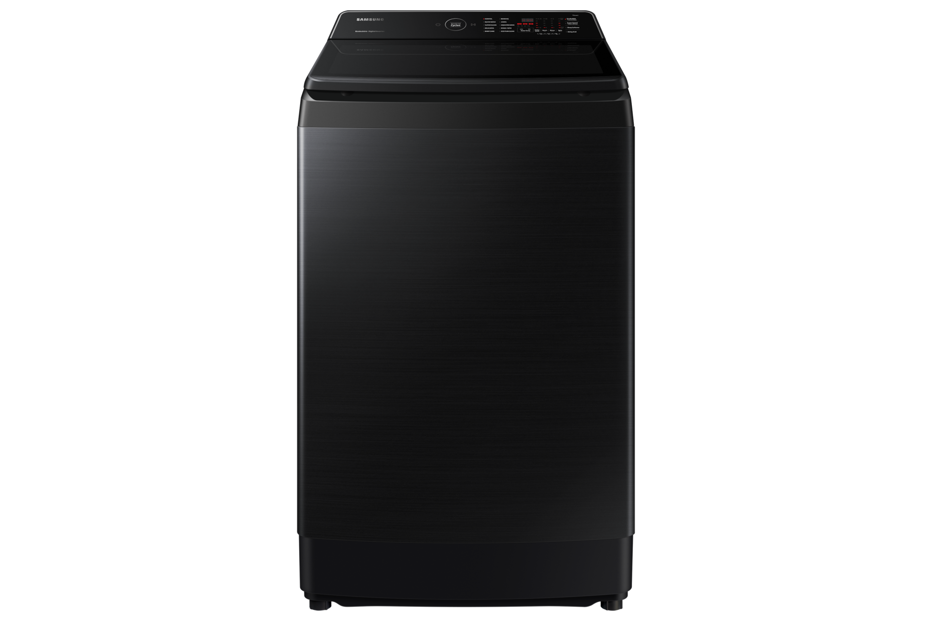 Samsung 13kg Top Load Washer with Ecobubble™ and Digital Inverter Technology in Black Caviar Matt (WA13CG5745BVFA)