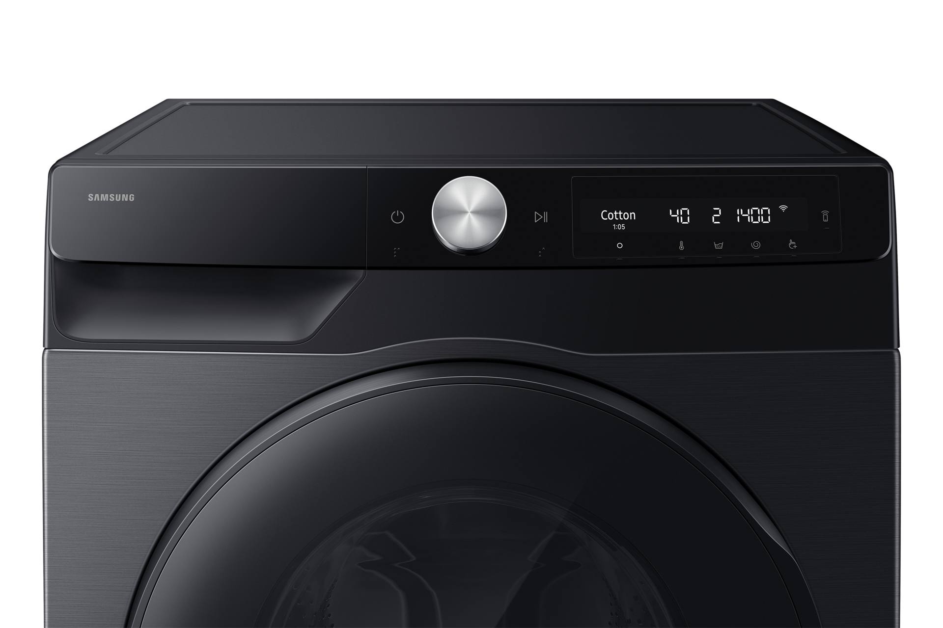 Laundry (Combo) AI Wash 9kg + 6kg Panel-Control-2 Black 
