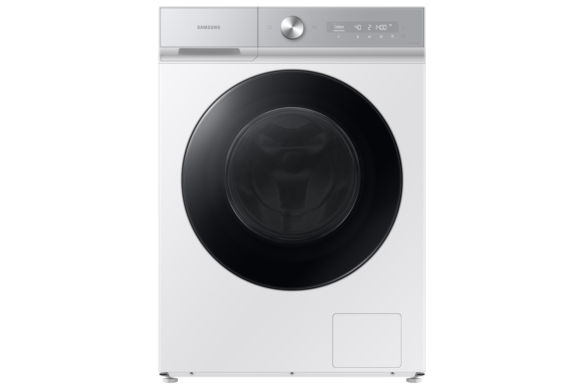 Samsung Bespoke AI 12kg Front Loader, with Eco Bubble™ in White (WW12BB944DGHFA)