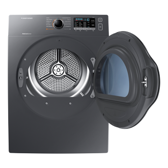 front-open mineral ash black