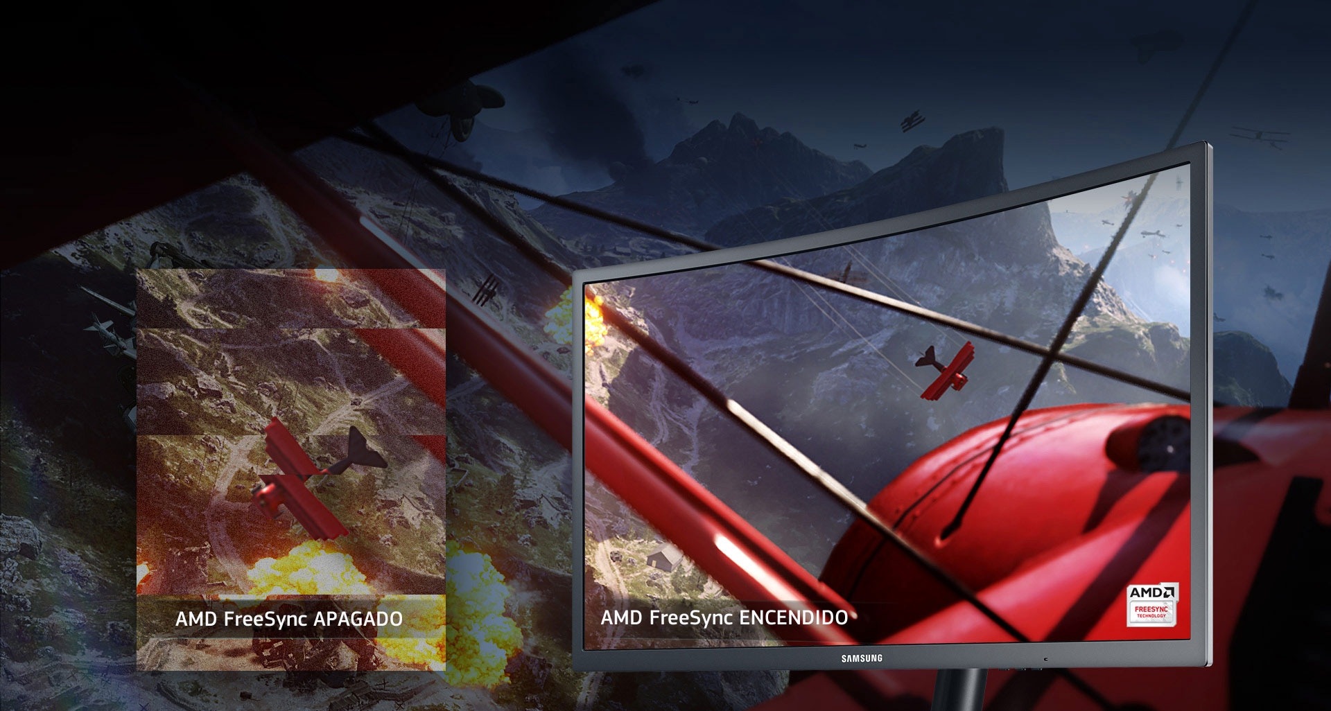 Jugabilidad perfectamente fluida con AMD FreeSync