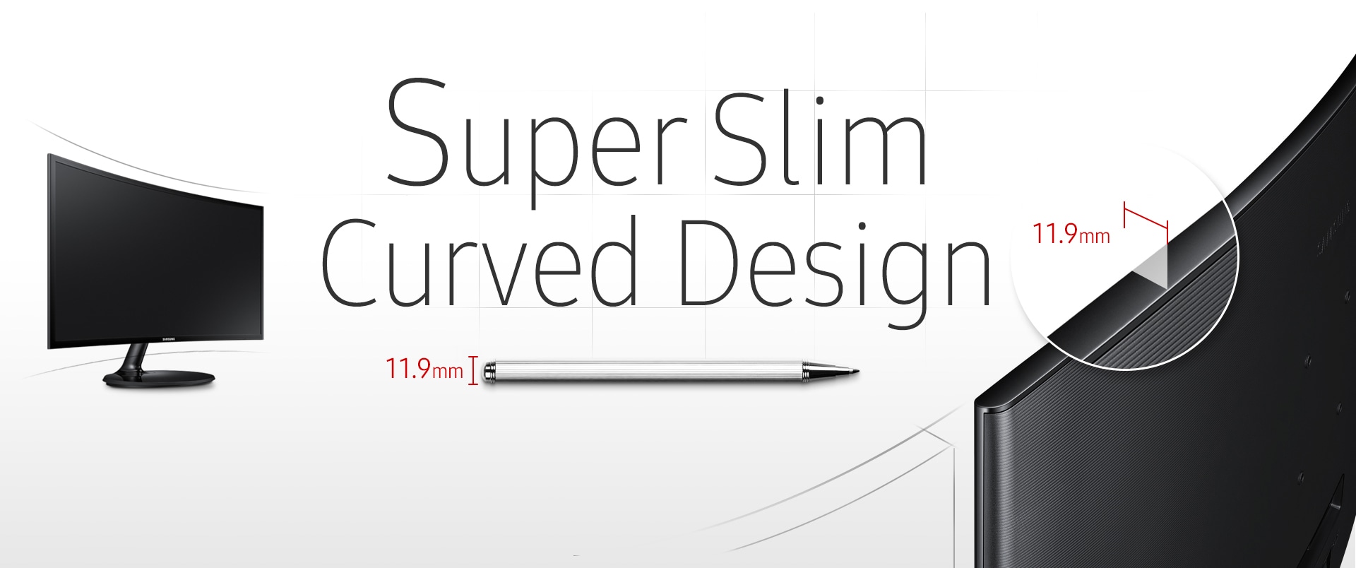 Perfil increíblemente delgado y diseño elegante y moderno