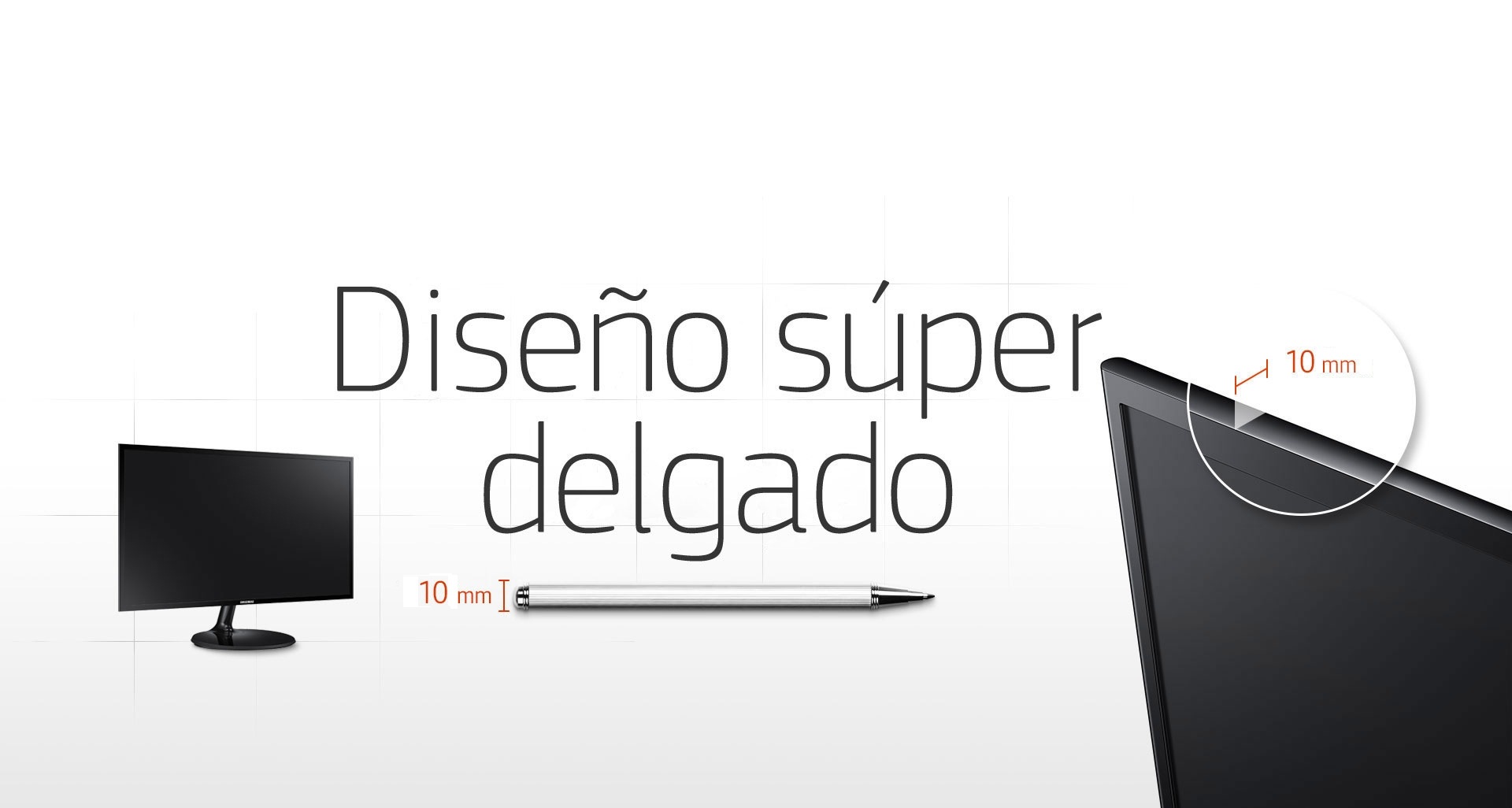 Perfil increíblemente delgado y diseño contemporáneo elegante