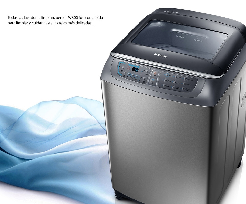 Lavadora Samsung 13 Kg Eco Bubble Carga Superior - Gris