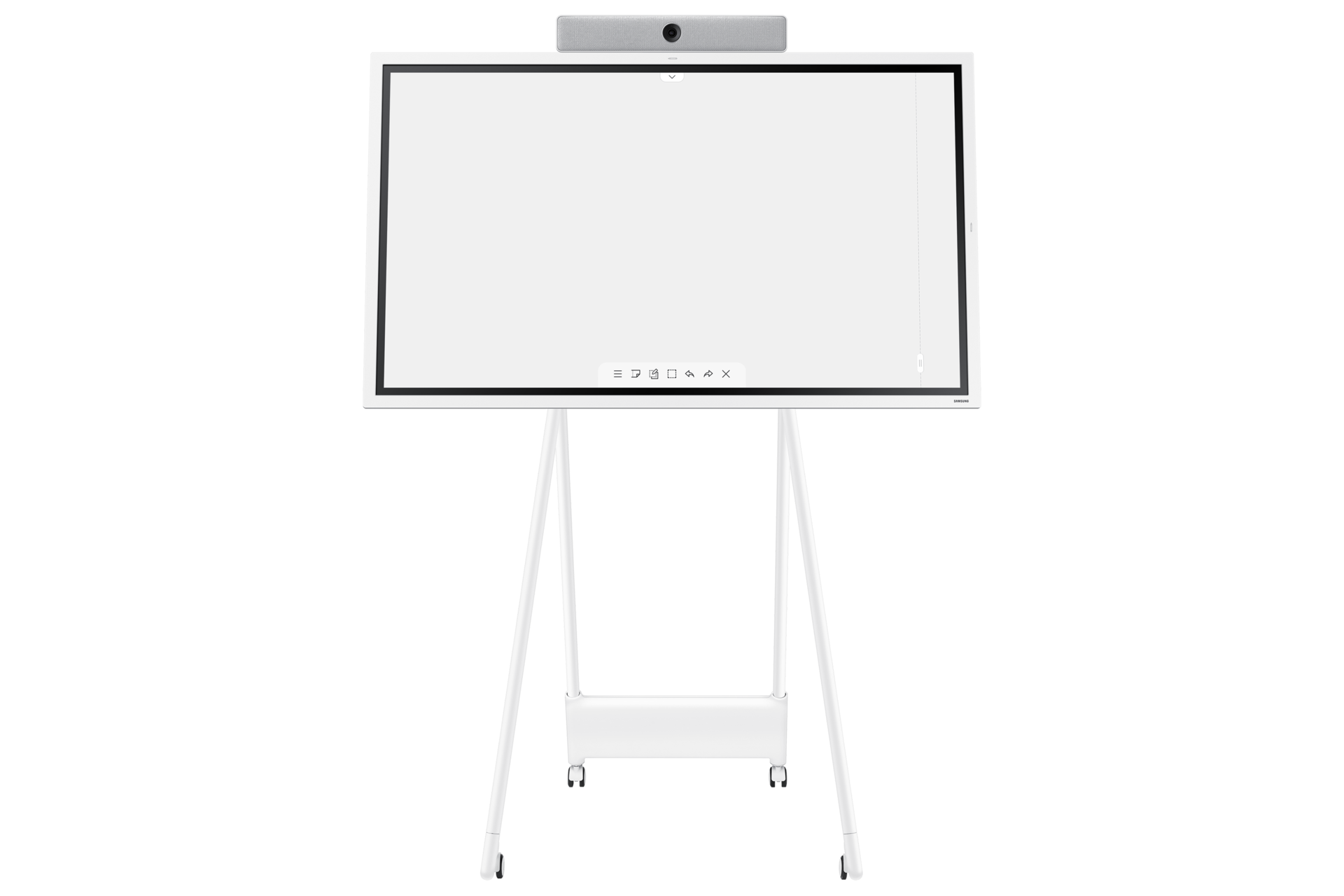 front-with-webex-on White