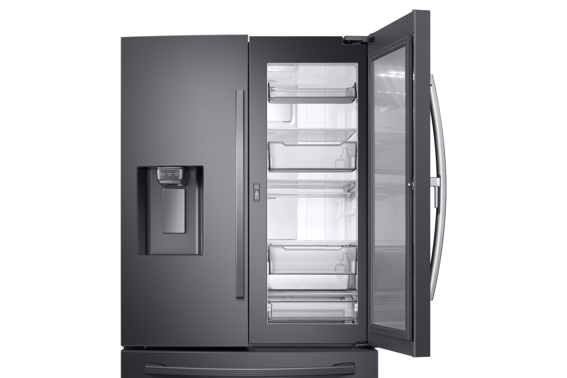 front-in-showcase-open black