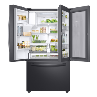 front-open-with-food black