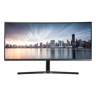 Monitor LED Plano de 32 SAMSUNG UJ59 con una resolución de 4K 