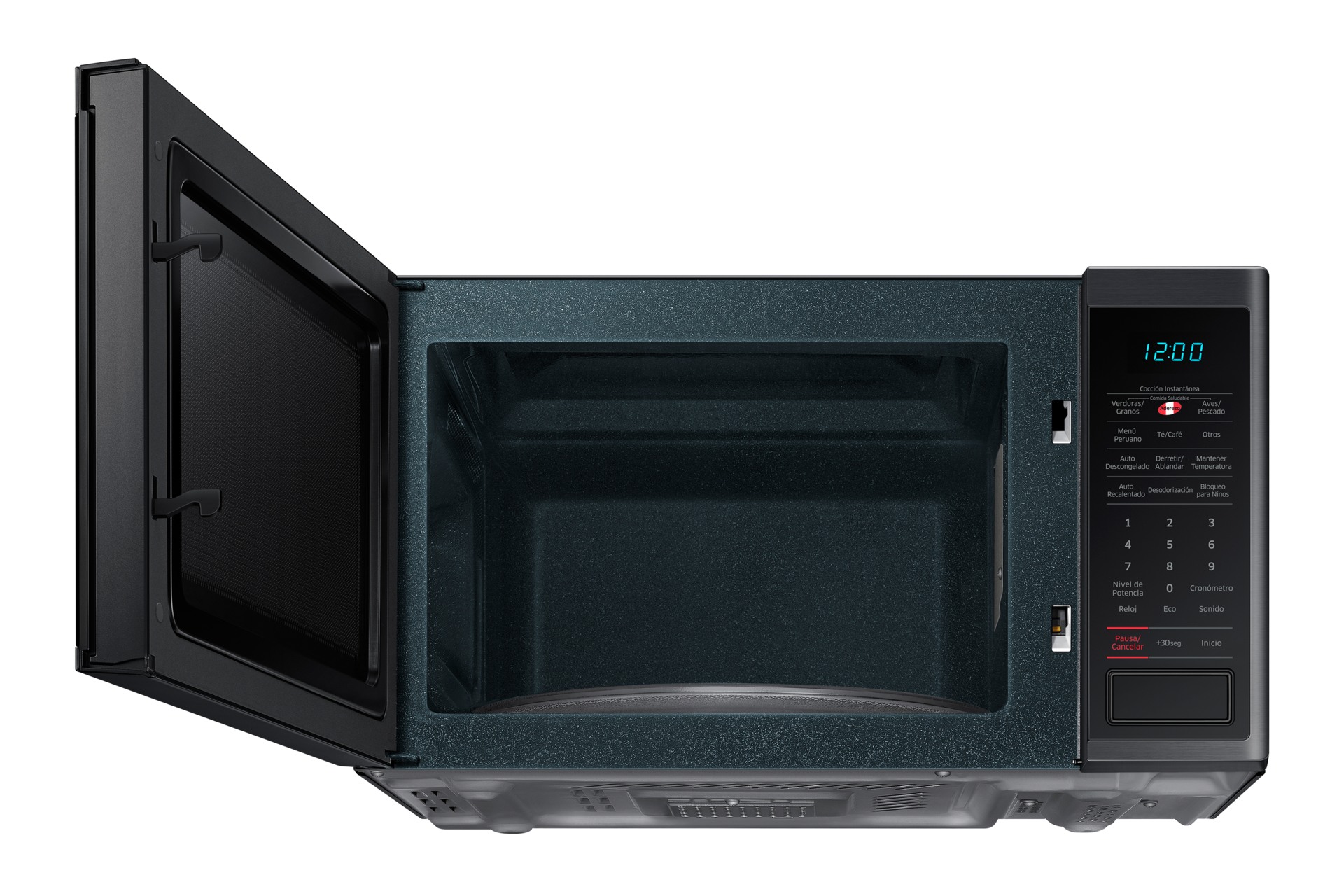 low-front-open black