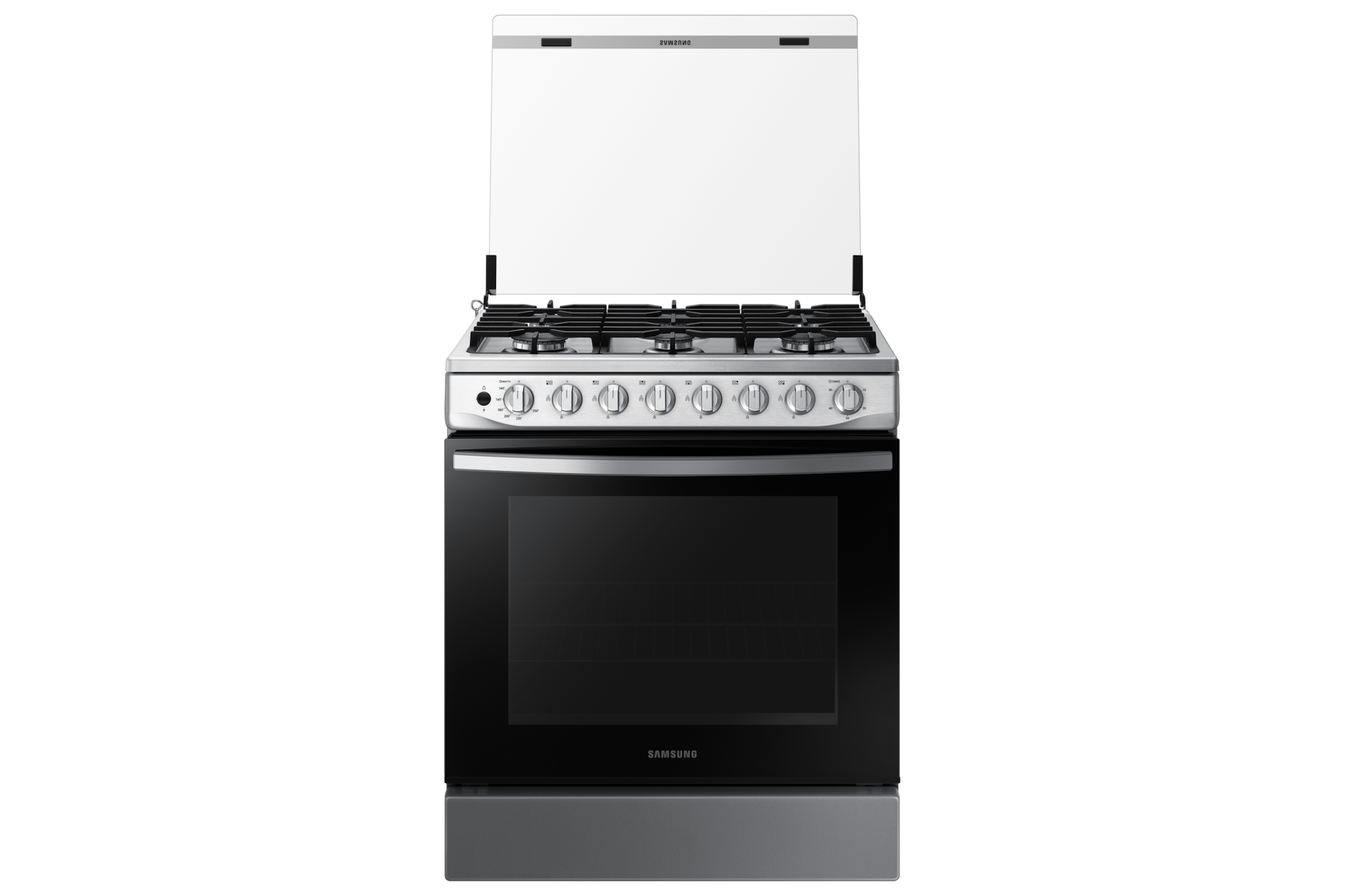 Cocina a gas de 6 hornillas + horno y plancha – Catalogo Virtual