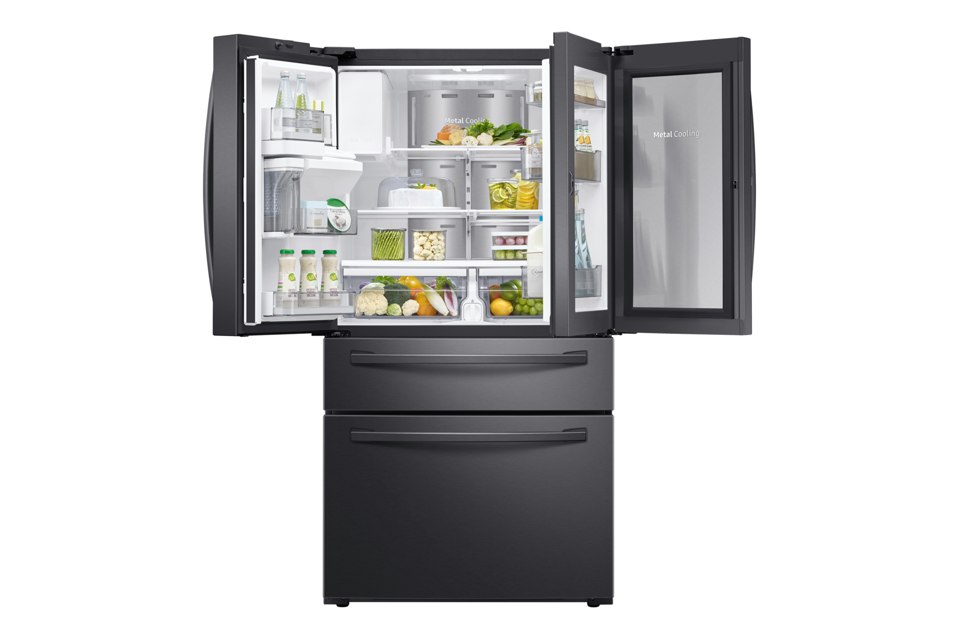 front-open-with-food black