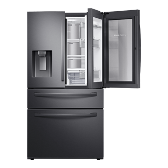 front-showcase-open black