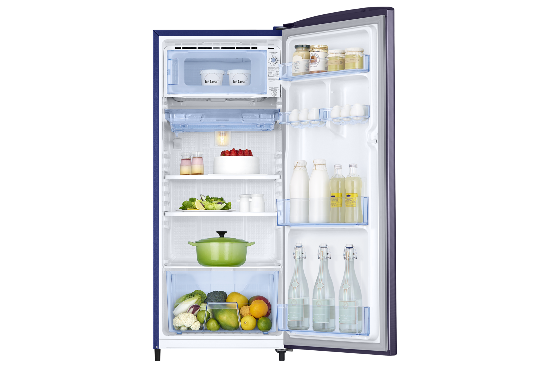 front-open-with-food blue